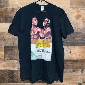 Boxing Mayweather vs Berto Boxing T-Shirt Size XL